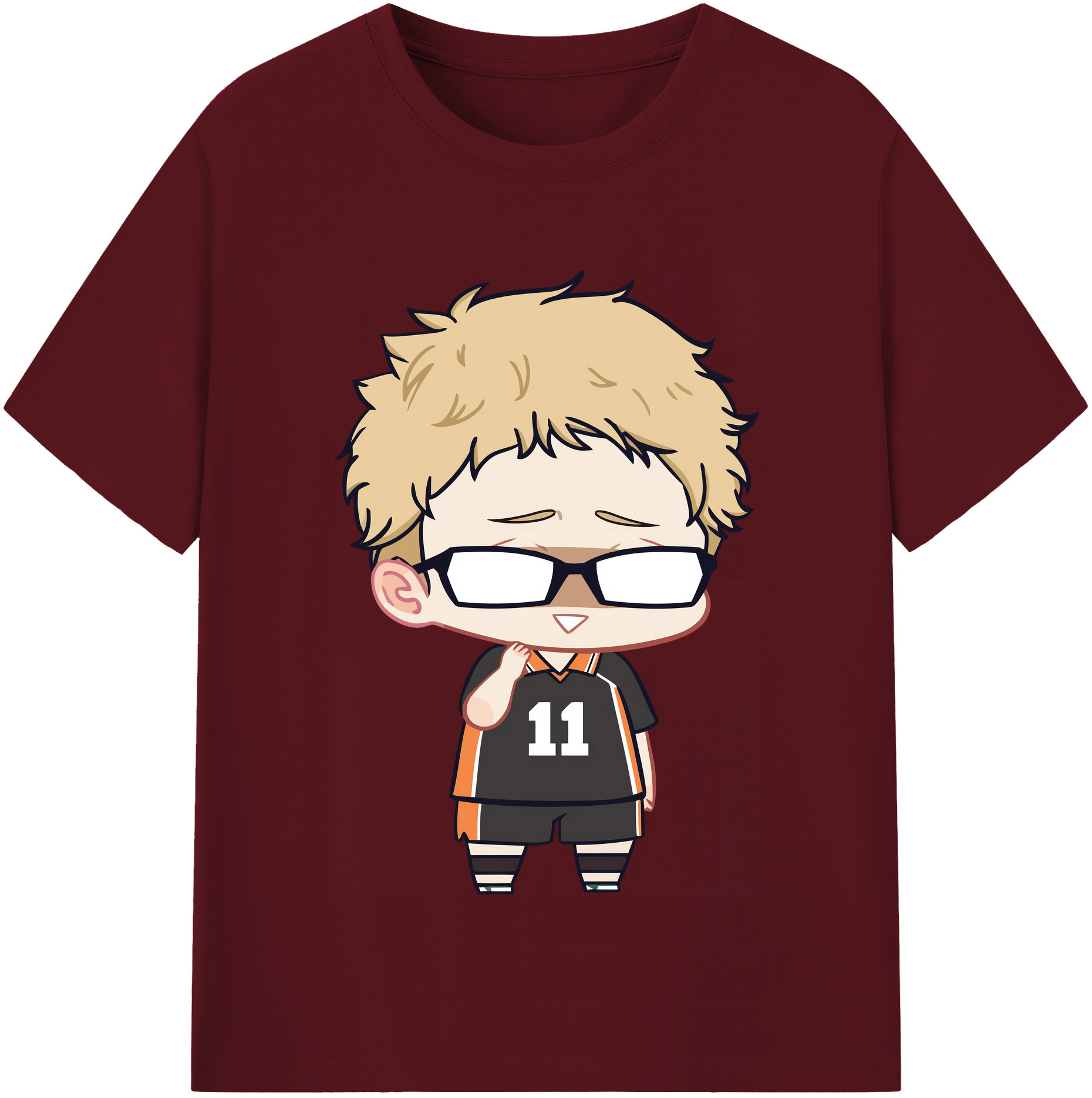 （画像用） ハイキュー!! Haikyu!! 綿100％半袖Tシャツ（フロントプリント）